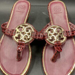 Tory Burch Metal Miller Desert Roccia Sandals Size 36